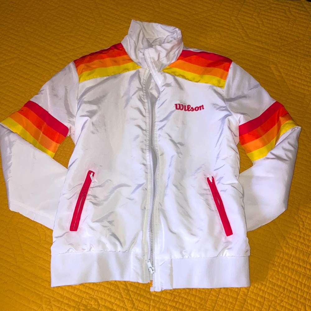 Super cute Wilson bomber jacket. Only been worn once. In great condition.